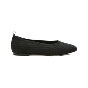 SANCTUARY Womens Black All Over Social smart Creation Slip On Ballet Flats 9.5